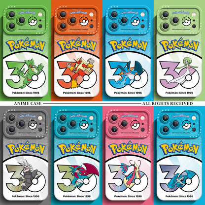 Japanese Cartoon Pokemon Silicone Case Pokemon 30 Anniversary Version Part13 | Sceptile Blaziken Swampert Gardevoir Aggron Salamence Milotic Metagross 8 Styles - Phone Case Samsung Galaxy S26 S25 S24 S23 FE Ultra Edge