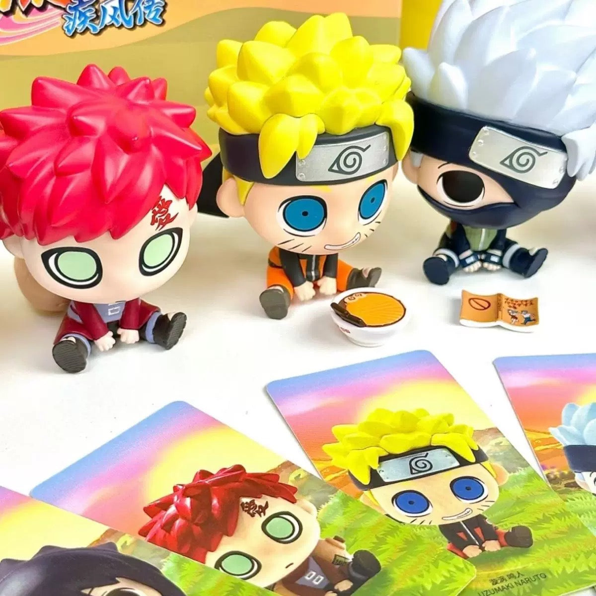 Miniso X Naruto Ninja Mini Sitting Part 1 Series Limited Edition | Naruto Shippuuden Naruto Sasuke Sakura Kakashi Gaara Lee -  Figure Keychain Collectable Toys Mystery Blind Box