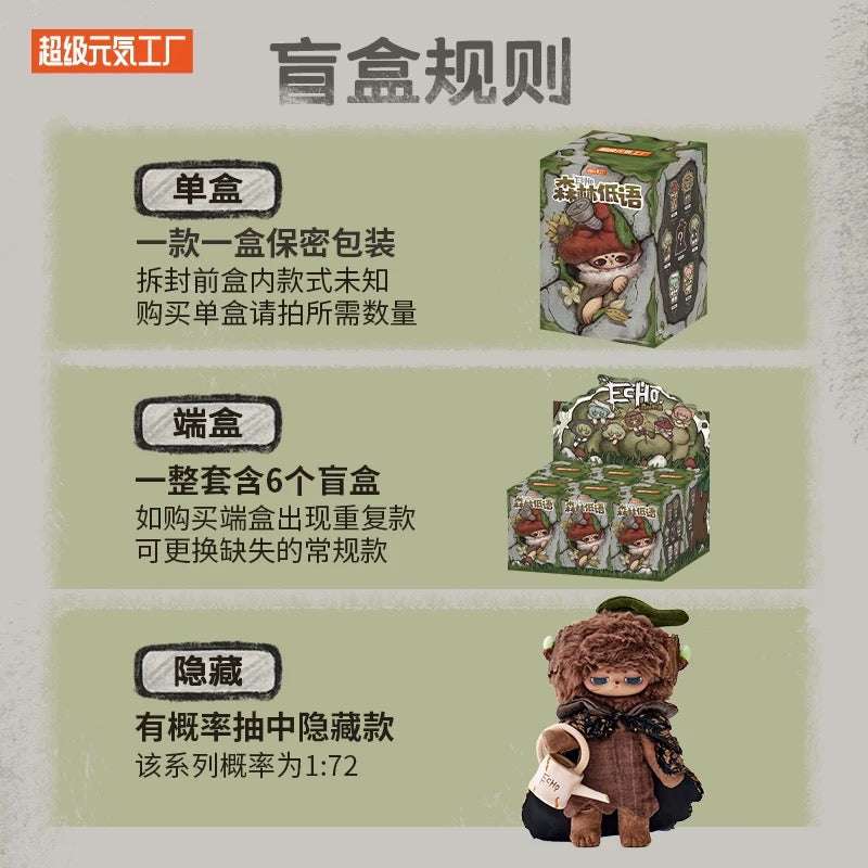 Echo Forest Whisper Series Blind Box Plush Mystery Box Action Figure Doll Decor Medieval Style Collection Toy Surprise Girl Gift 1PC Random Box / Echo Forest Whisper Series Blind Box Plush Mystery Box Action Figure Doll Decor Medieval Style Collection Toy Surprise Girl Gift 1PC Random Box /