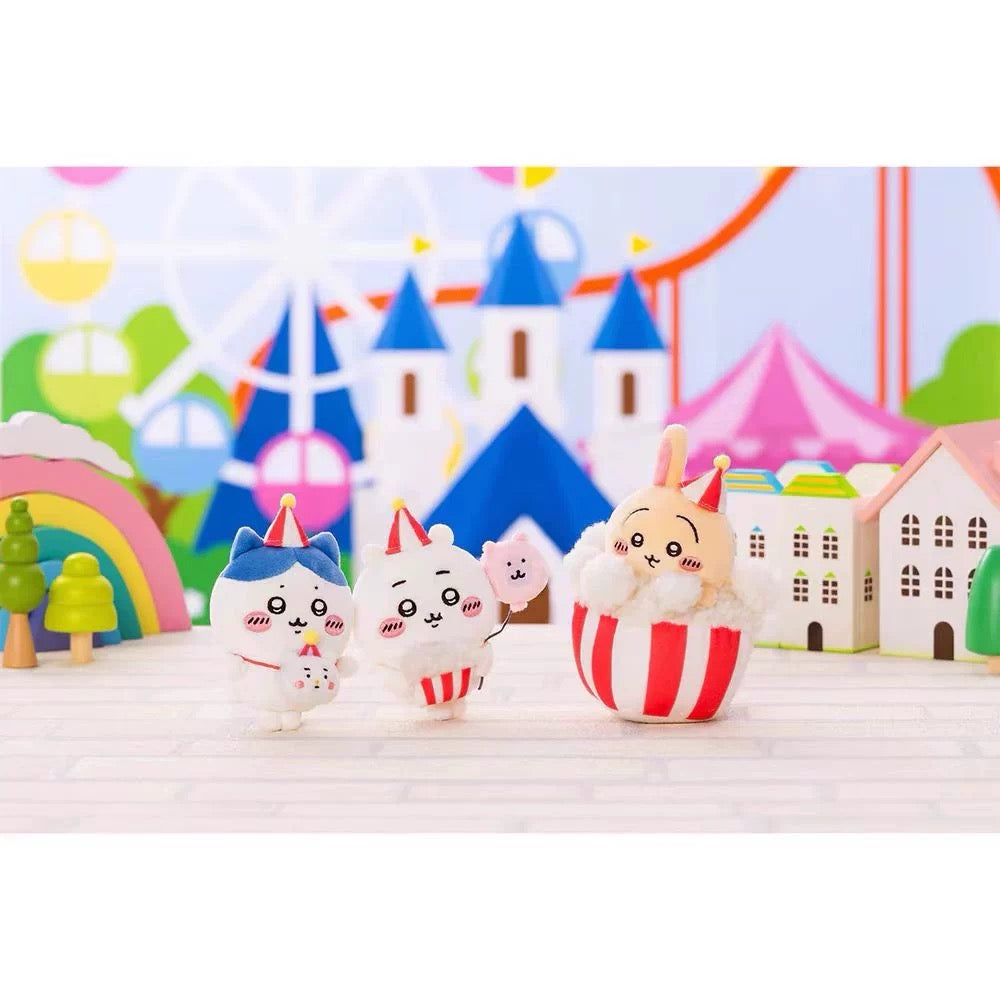 Japan ChiiKawa Popcorn Amusement Park | ChiiKawa Hachiware Usagi - Mini Plush Doll 10cm Keychain