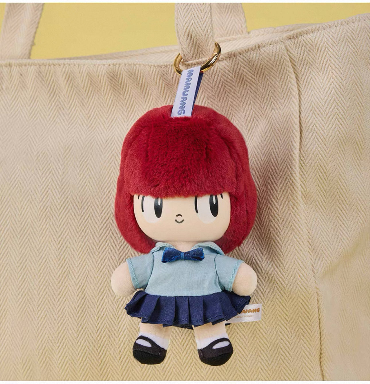 Mamuang Plush Charm | Plush Vinly Vintage Cute Girl - Collectable Toys Mystery Blind Box