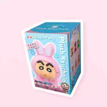 Japanese Cartoon Crayon Shin-chan Cosplay Sitting Series 1 Keychain | Sheep ChocoBi Kappa Rabbit Shiro Monkey Action Kamen - Figure Collectable Toys Mystery Blind Box - KawaiiGiftLand