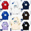 Japanese Cartoon Chiikawa カジュアルスタイル Tシャツシリーズ | ハチワレ Yeah - カワイイファッションアイテム