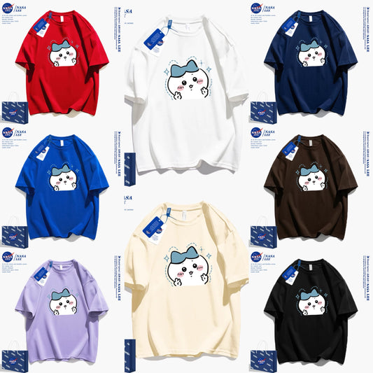 Japanese Cartoon ChiiKawa Casual Style T-Shirt Series | Hachiware Yeah - Kawaii Fashion Items