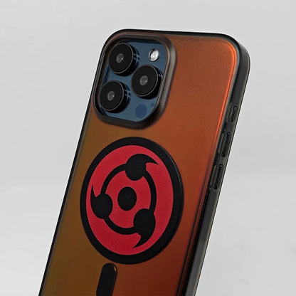 Japanese Anime Naruto Ninja | Laser Sharingan - iPhone Case 12 13 14 15 16 Pro Promax KawaiiGiftLand