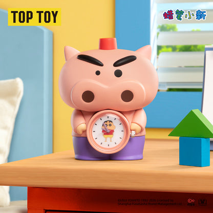 Chubby Time pig clock figurine - Crayon Shin-chan Action Time Series blind box