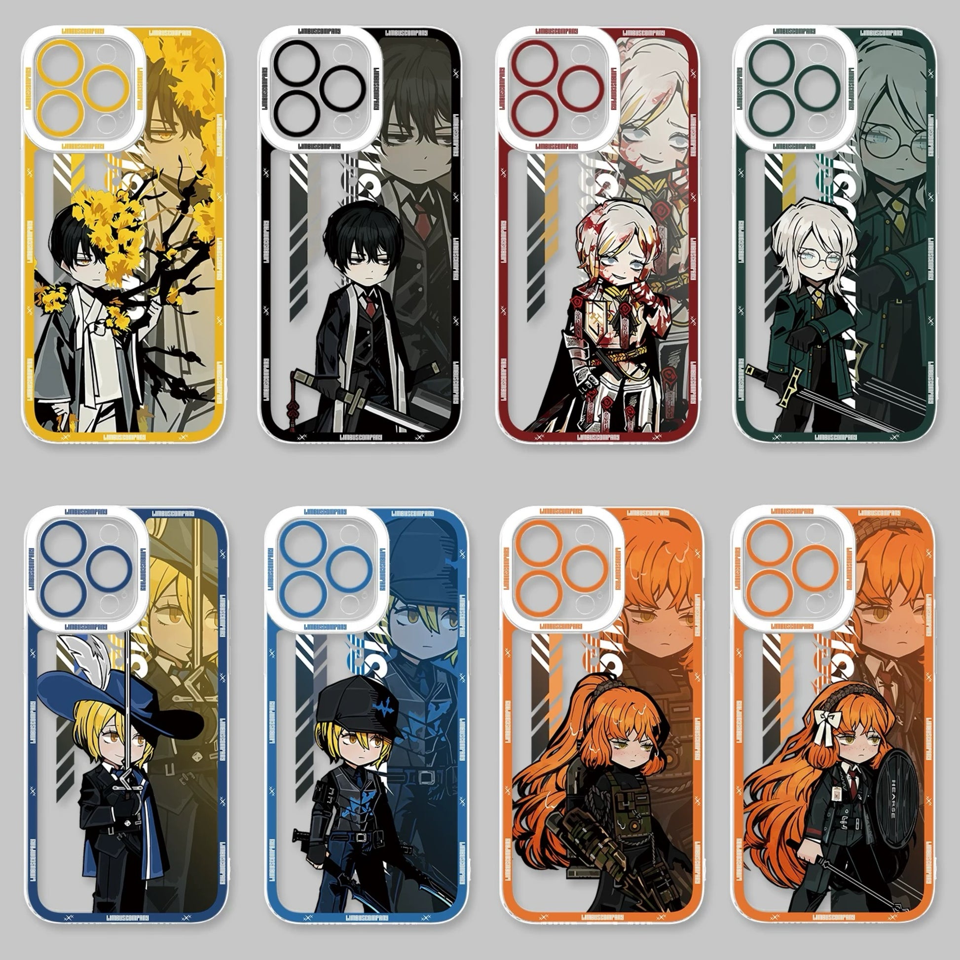 Game Character Limbus Company Dressing Style | Yi Sang Faust Don Quixote Ishmael - iPhone Case PLUS SE2 XS XR X 11 12 13 14 15 16 16e 17 17e Pro Promax 12mini 13mini