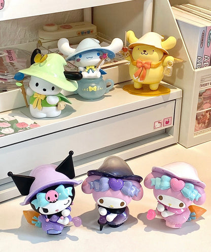 Sanrio X Miniso | Sanrio Magical Stories Figure My Melody Kuromi Cinnamoroll Pompompurin Pochacco - Collectable Toys Mystery Blind Box