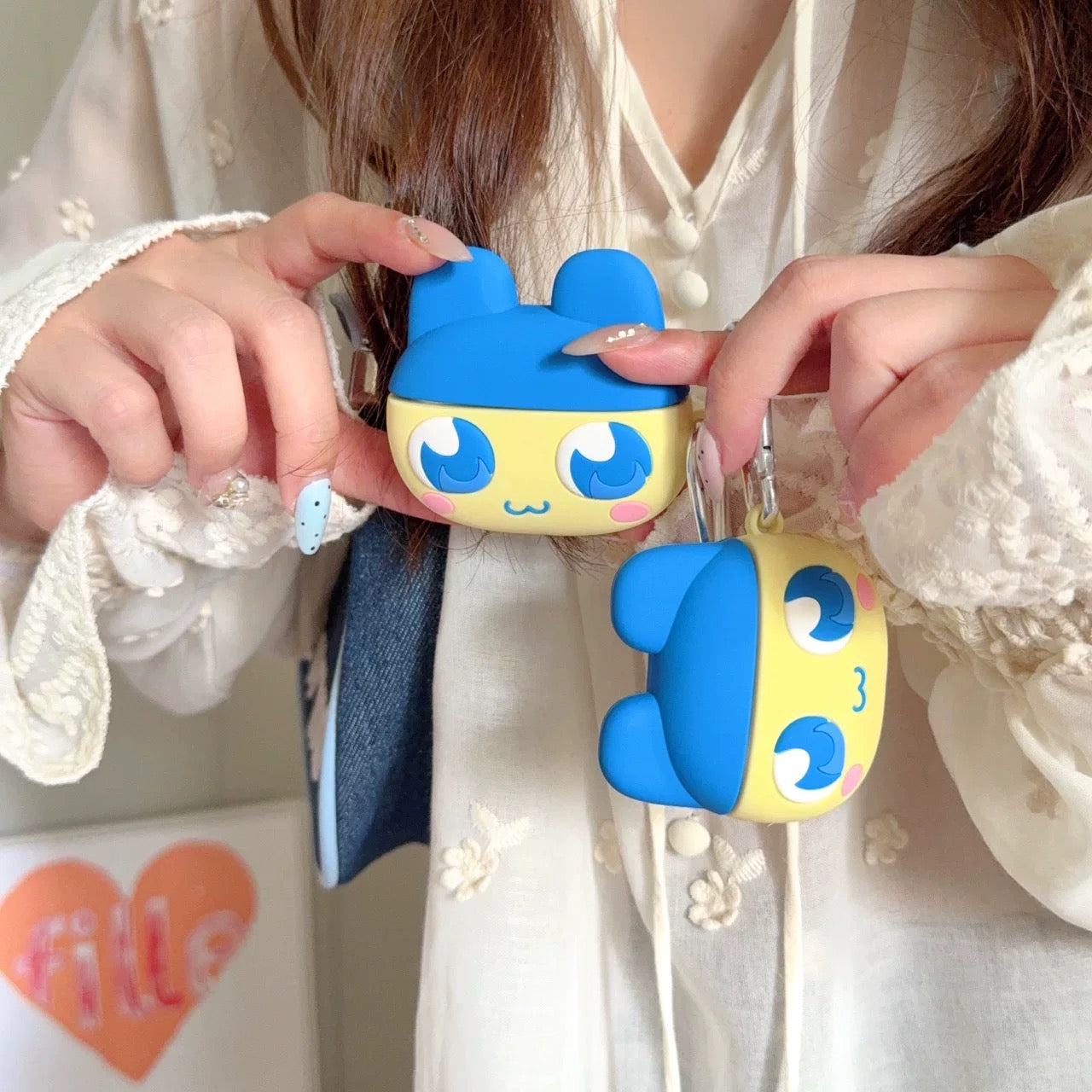 Japanese Cartoon Tamagochi | Mametchi - Tamagot AirPods AirPodsPro AirPods3 AirPods4 Case KawaiiGiftLand