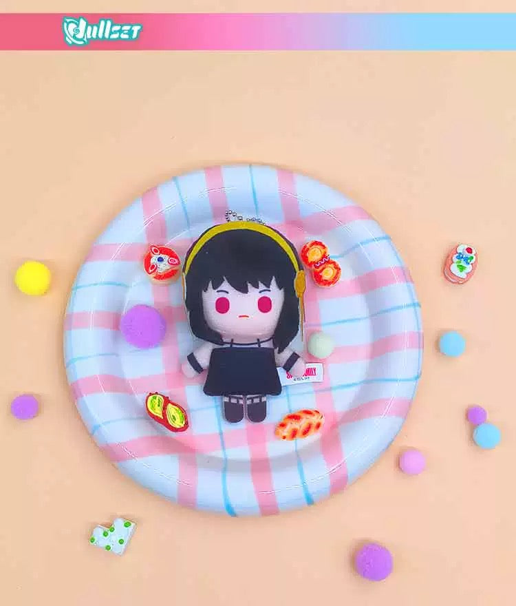SPY Family Kawaii Mini Plush Doll Keychain | Anya Loid Yor - Plush Doll Figure Collectable Toys - KawaiiGiftLand