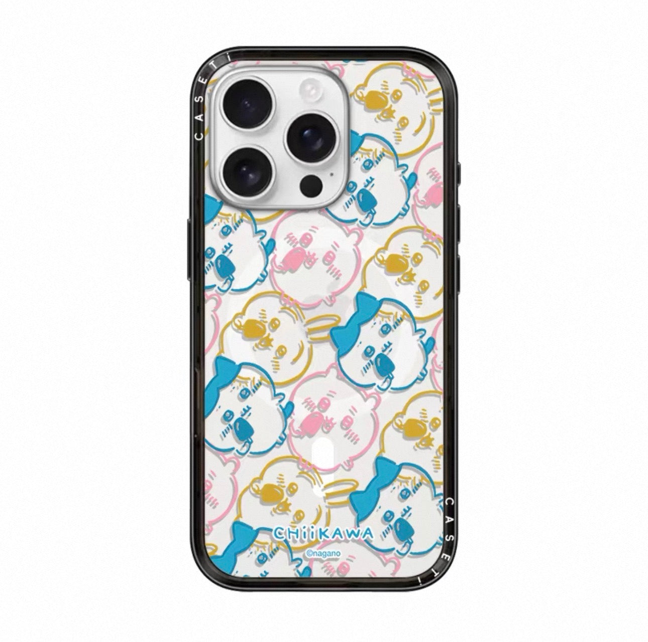 Japanese Cartoon ChiiKawa Clear with Transparent Black Frame New Version Case | Summer Time Party 12 Styles - iPhone Case 13 14 15 16 17 Pro Promax