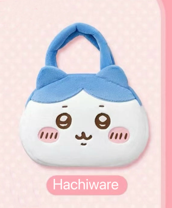 ChiiKawa X Miniso | ChiiKawa Hachiware Usagi Big Head Plush Bag - Kawaii items Room Decoration