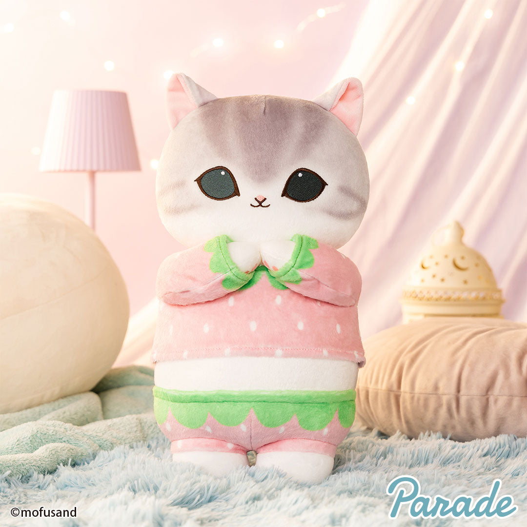 Japan Mofusand Pajamas Series | Mofusand Cat Wearing Cute Pajamas Big Plush Doll - Kawaii items Room Decoration Doll