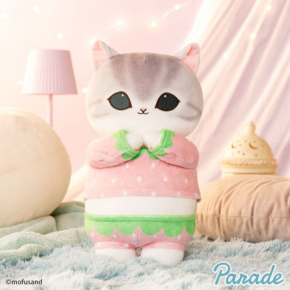 Japan Mofusand Pajamas Series | Mofusand Cat Wearing Cute Pajamas Big Plush Doll - Kawaii items Room Decoration Doll