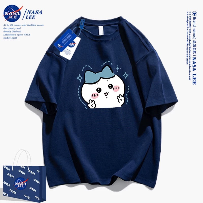 Japanese Cartoon ChiiKawa Casual Style T-Shirt Series | Hachiware Yeah - Kawaii Fashion Items