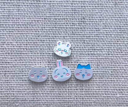 ChiiKawa X Miniso Fruit Market Series Fruit Market Earings | ChiiKawa Hachiware Usagi Momonga - Kawaii Items Room Decoration doll
