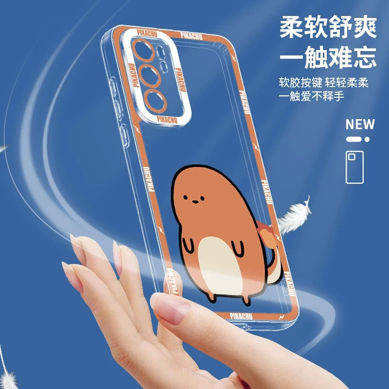 Japan Cartoon Pokemon Cute & Fighting Drawing Style | Pikachu Charmander Squirtle Bulbasaur Charizard Blastoise Venusaur - Phone Case Samsung Galaxy S26 S25 S24 S23 S22 S21 FE Ultra