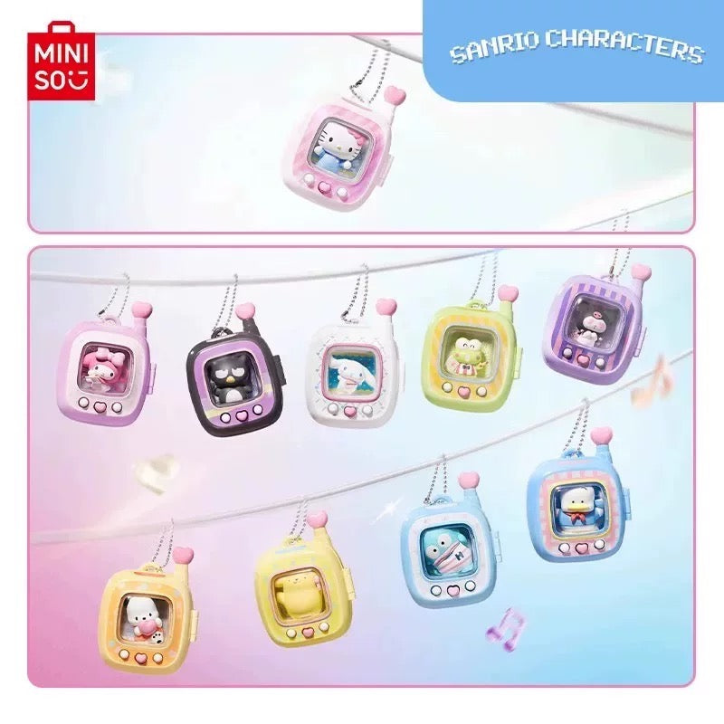 Miniso x Sanrio Characters Pocket Elf Series | Hello Kitty My Melody Kuromi Cinnamoroll Pompompurin Pochacco Keroppi Bad Badtz Maru Hangyodon AhirunoPekkle - Kawaii Collectable Toys Toy Collection
