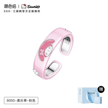 Sanrio x ZGO | My Melody Kuromi Cinnamoroll | Kawaii Accessories Ring with Ring Box