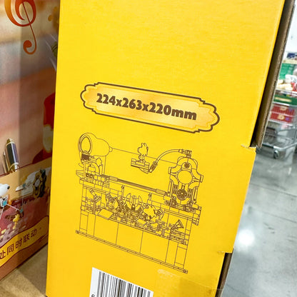 Pan Tasy x Peanut Music Box Series | Typewriter - Lovely Dog and Yellow Birds Building Blocks Toy Collections