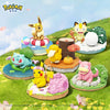 Pokemon Natural Fun Holiday Series | Pikachu Bulbasaur Eevee Psyduck Slowpoke Meowth - Anime Collectable Toys Figure