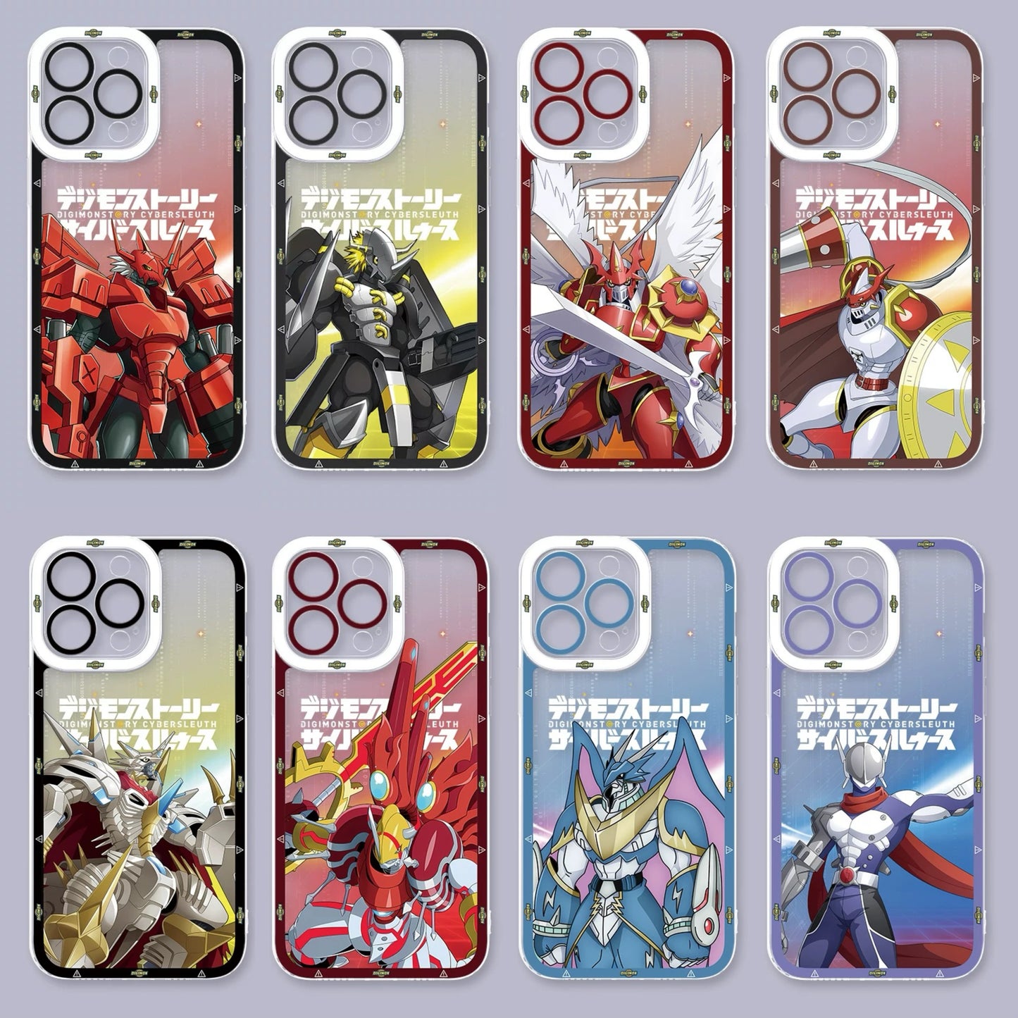 Japanese Cartoon Digimon Adventure Digital Monster Digimonstory Cybersleuth Version | Part 2 8 Styles - iPhone Case PLUS SE2 XS XR X 11 12 13 14 15 16 16e 17 17e Pro Promax 12mini 13mini