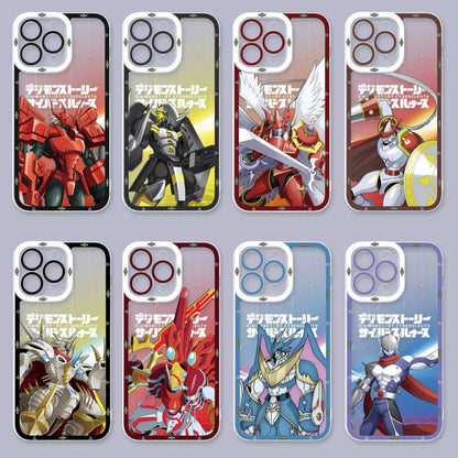Japanese Cartoon Digimon Adventure Digital Monster Digimonstory Cybersleuth Version | Part 2 8 Styles - iPhone Case PLUS SE2 XS XR X 11 12 13 14 15 16 16e 17 17e Pro Promax 12mini 13mini