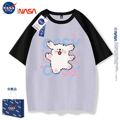 Cute Cartoon Doggie Maltese Puppy Style T-Shirt Series | Say Hello with Smile Part3 - Kawaii Fashion Items for Child & Adult