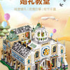 Loz Building Mini Block Wedding Theme | Wedding Chapel 3308pcs - Valentine Wedding Gift DIY Handmade Gift