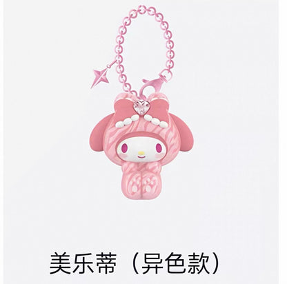 Miniso Sanrio Characters Gem Forest Animals Keychain | Hello Kitty My Melody Kuromi Cinnamoroll Pompompurin Pochacco - Collectable Toys Mystery Blind Box