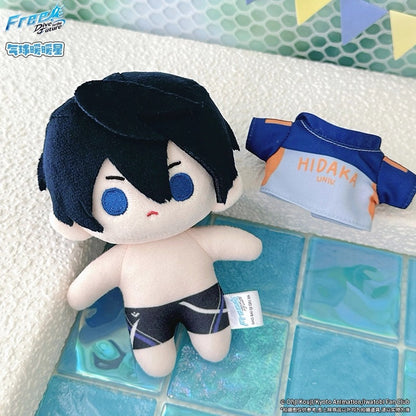 Japanese Anime Free! Iwatobi Swim Club Swimsuit Keychain | Haruka Makoto Rin Kirishima Sosuke Cute Kawaii 10cm Q Bean Doll - Cute Kawaii Item