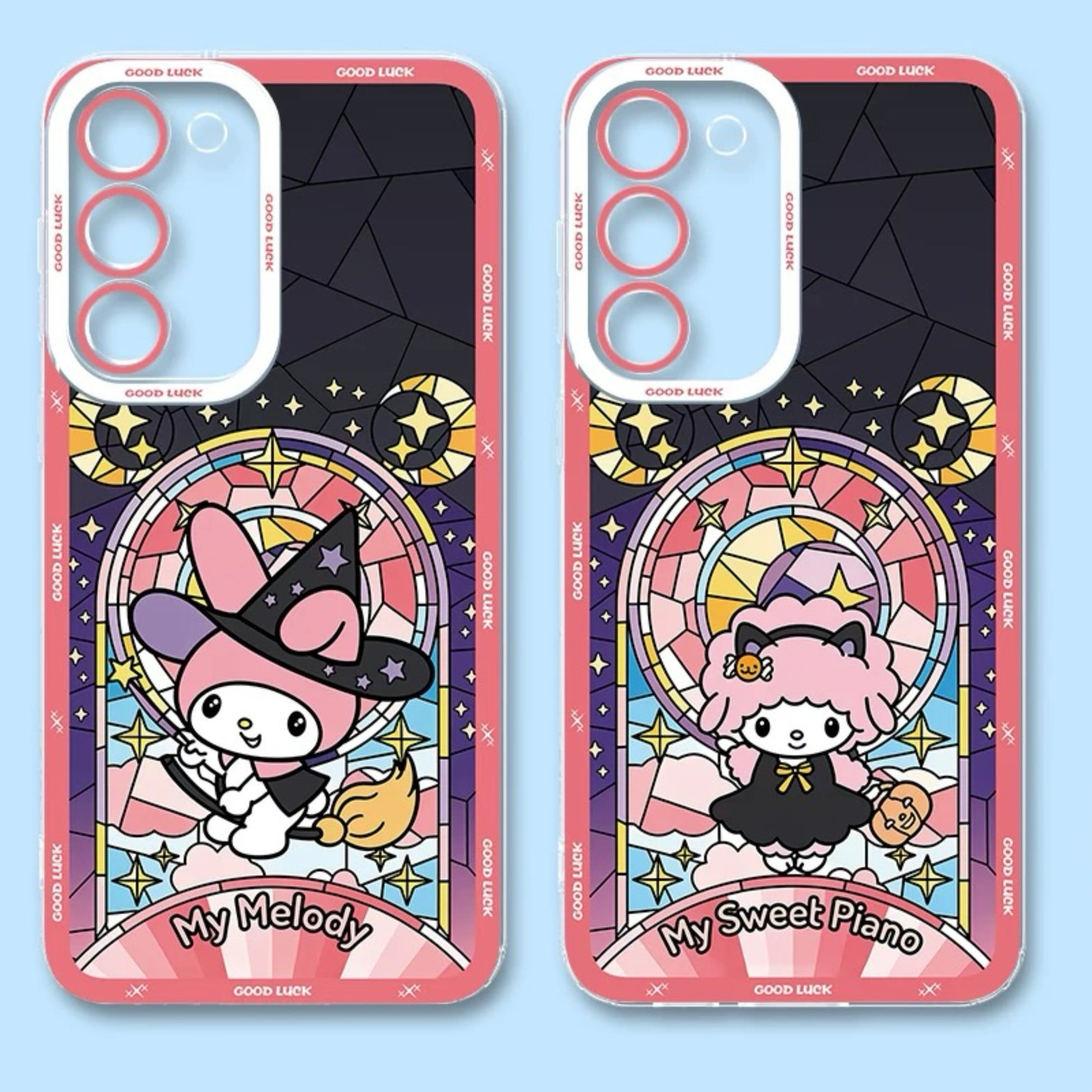 Japan Cartoon Halloween Glass Window Version | My Melody My Sweet Piano - Phone Case Samsung Galaxy S26 S25 S24 S23 S22 S21 FE Ultra Edge