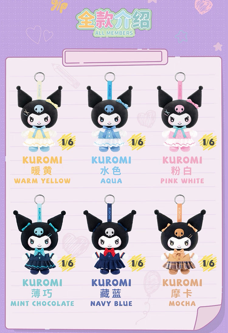 TopToy Sanrio Characters Kuromi | School Life Uniform - Collectable Toys Mystery Blind Box