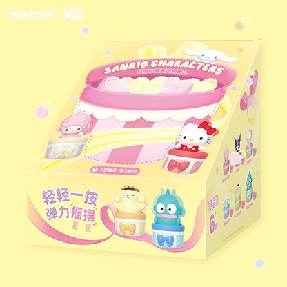 Sanrio Characters Sweet Gift Box Beans Mini Series | Hello Kitty Piano Kuromi Cinnamoroll Pompompurin Hangyodon - Kawaii Collectable Toys Toy Collection