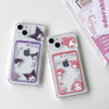 Japanese Cartoon Lovely Photo Holder | Melody Kuromi - iPhone Case PLUS X 11 12 13 14 15 16 Pro Promax