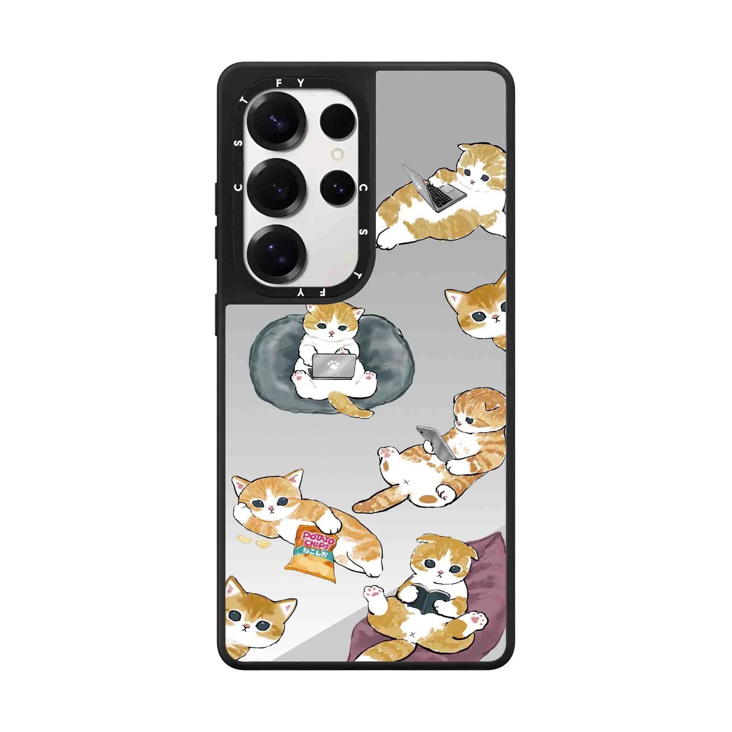 Cute Cartoon Mofusand | Leisure Time Lovely Cat - Phone Case Samsung Galaxy S25 S24 S23 S22 Ultra