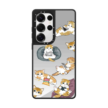 Cute Cartoon Mofusand | Leisure Time Lovely Cat - Phone Case Samsung Galaxy S25 S24 S23 S22 Ultra