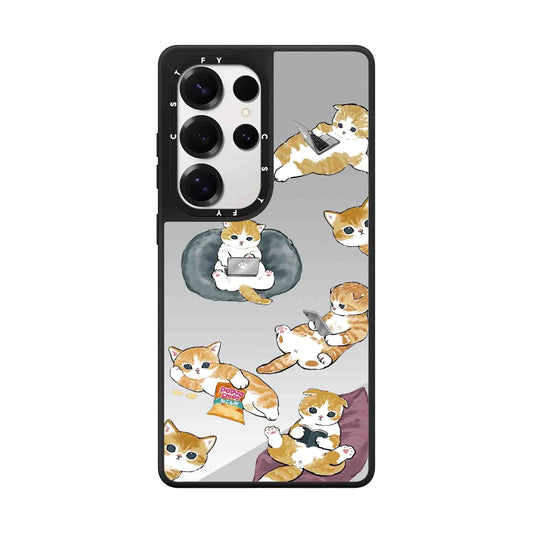 Cute Cartoon Mofusand | Leisure Time Lovely Cat - Phone Case Samsung Galaxy S25 S24 S23 S22 Ultra