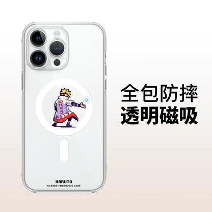 Japanese Anime Naruto Ninja | Magnetic Clean Case Namikaze Minato - iPhone Case PLUS 12 13 14 15 16 16e Pro Promax