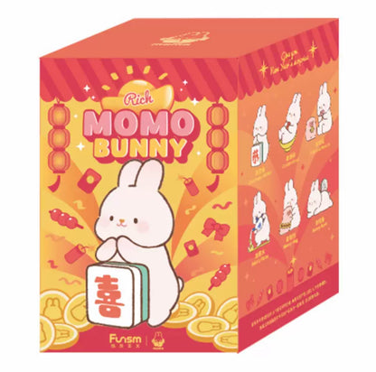 Momo with Bunny Kawaii Lovely Characters | Momo Bunny Rich -Toy Collection Mystery Blind Box