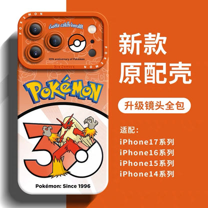 Japanese Cartoon Pokemon Silicone Case Pokemon 30 Anniversary Version Part13 | Sceptile Blaziken Swampert Gardevoir Aggron Salamence Milotic Metagross 8 Styles - Phone Case Samsung Galaxy S26 S25 S24 S23 FE Ultra Edge