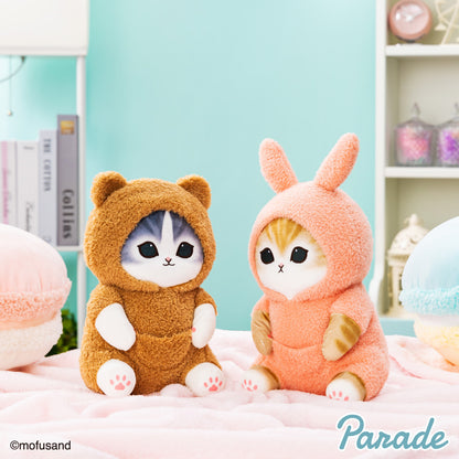 Japan Mofusand Pajamas Series | Mofusand Cat Wearing Animal One Piece Pajamas Cute Big Plush Doll - Kawaii items Room Decoration Doll