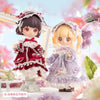Simon Toys フラワロリータドレス衣装セット | レッド＆パープル - 1/12 ob11 11cm BJDドール 球体関節人形