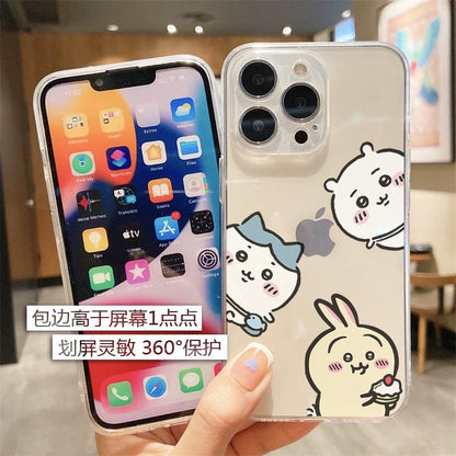 Japanese Cartoon Chiikawa Clean Case | Happy Fun Part1 - Phone Case Samsung Galaxy S26 S25 S24 S23 S22 S21 FE Ultra