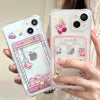 Japanese Cartoon Pink Monster Star kabi Photo Holder iPhone Case PLUS X 11 12 13 14 15 16 Pro Promax