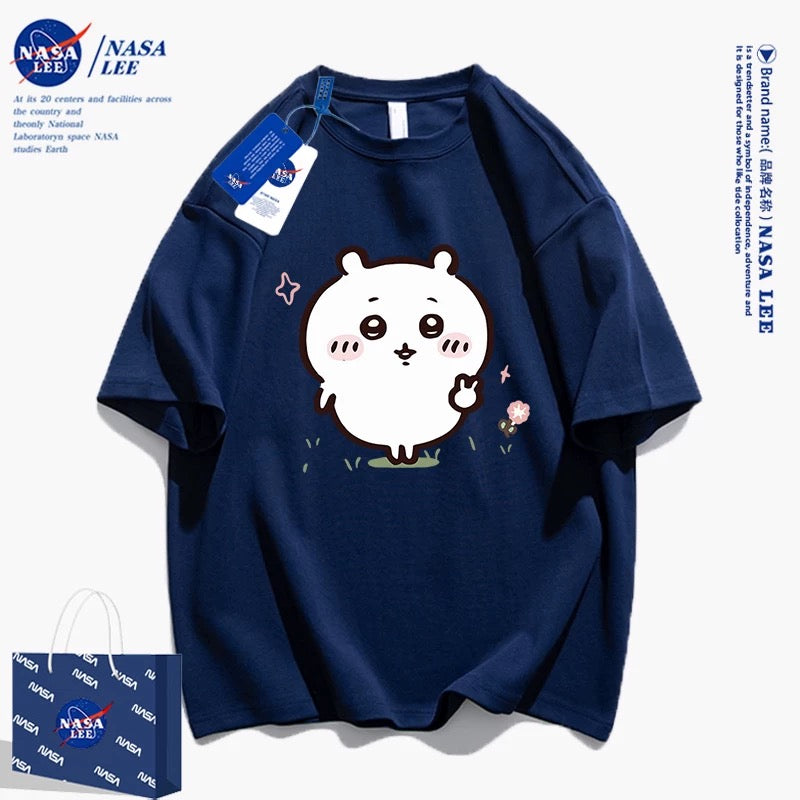 Japanese Cartoon ChiiKawa Casual Style T-Shirt Series | Chiikawa Yeah - Kawaii Fashion Items
