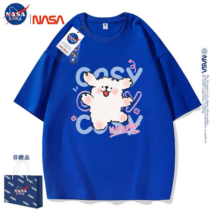 Cute Cartoon Doggie Maltese Puppy Style T-Shirt Series | Say Hello with Smile Part1 - Kawaii Fashion Items for Child & Adult