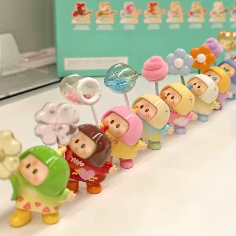 YOYO Chan Mini Figure Part 1 | YOYO Budding Wish Suprise Iconbox Collection - Collectable Toys Mystery Blind Box