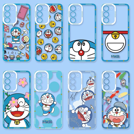 Japanese Cartoon Blue Robot Cat | Doraemon Cute 8 Styles - Phone Case Samsung Galaxy S26 S25 S24 S23 S22 S21 FE Ultra Edge
