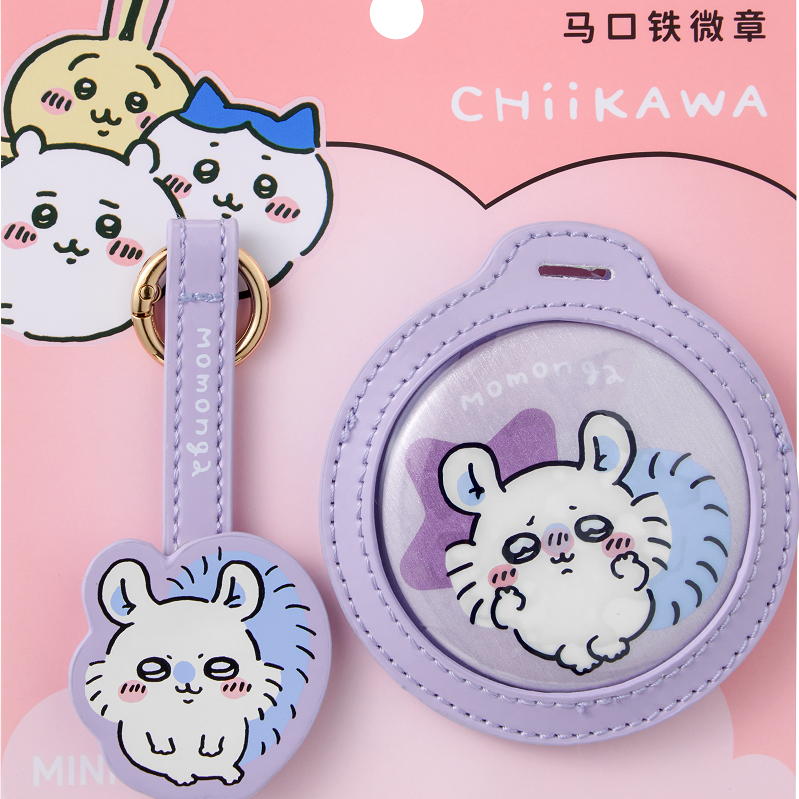 ChiiKawa X Miniso | ChiiKawa Hachiware Usagi Momonga Metal Pin and Landyard - Kawaii Item Cute Accessories